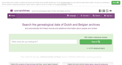 Desktop Screenshot of openarch.nl